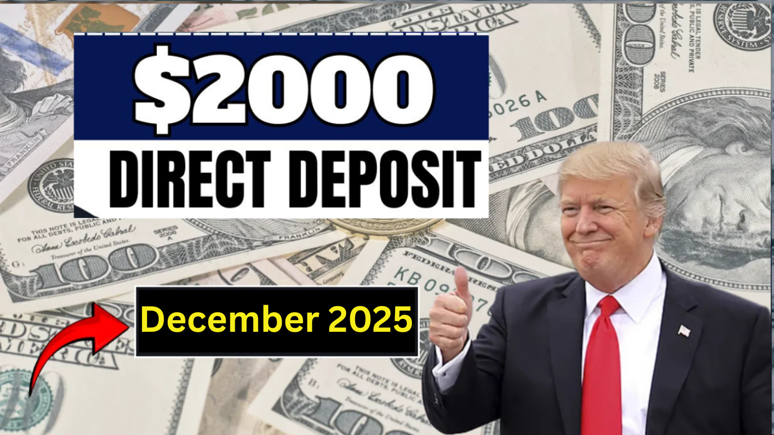 $2,000 December 2025 Deposit